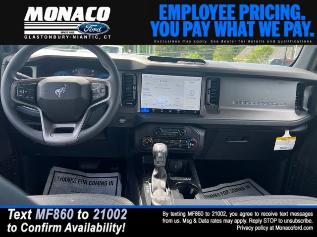 2026 Ford Bronco Base *DARK TRAIL MATTE BLACK PACKAGE*