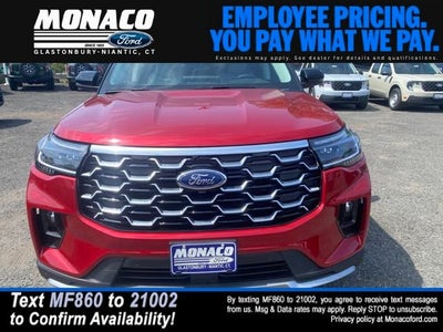 2025 Ford Explorer Platinum