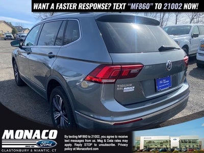 2018 Volkswagen Tiguan 2.0T SEL 4Motion