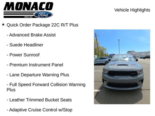 2022 Dodge Durango R/T Plus
