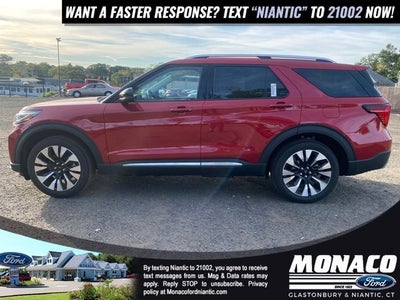 2025 Ford Explorer Platinum "DEMONSTRATOR"