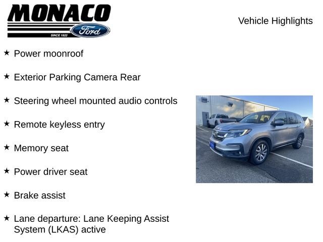 2019 Honda Pilot EX-L *Under Deposit*