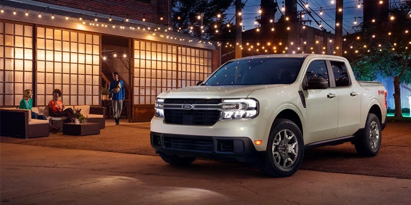 2024 Ford Maverick at Japanese cafe