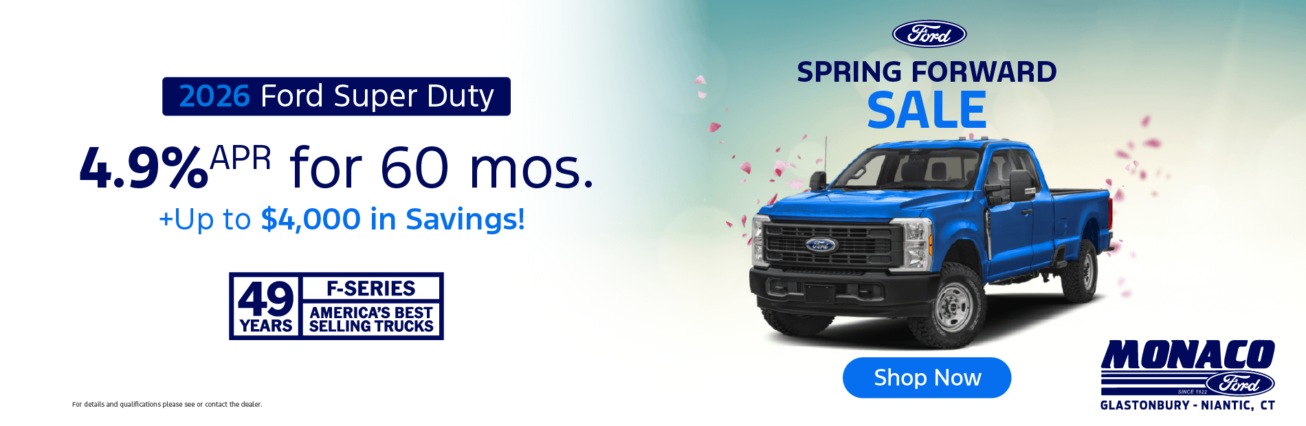 2026 Ford Super Duty at Monaco Ford of Niantic!