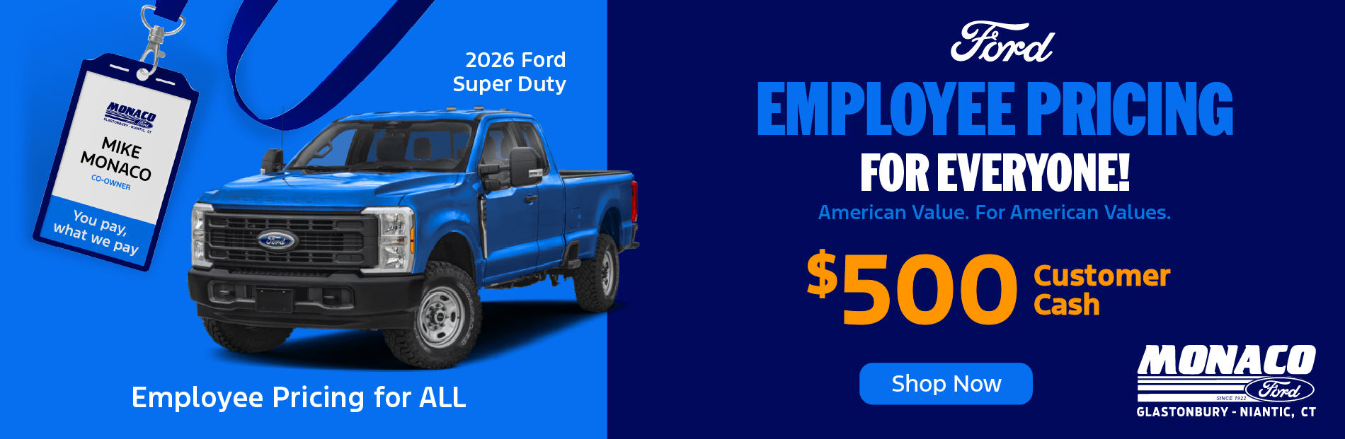 2026 Ford Super Duty at Monaco Ford of Niantic!