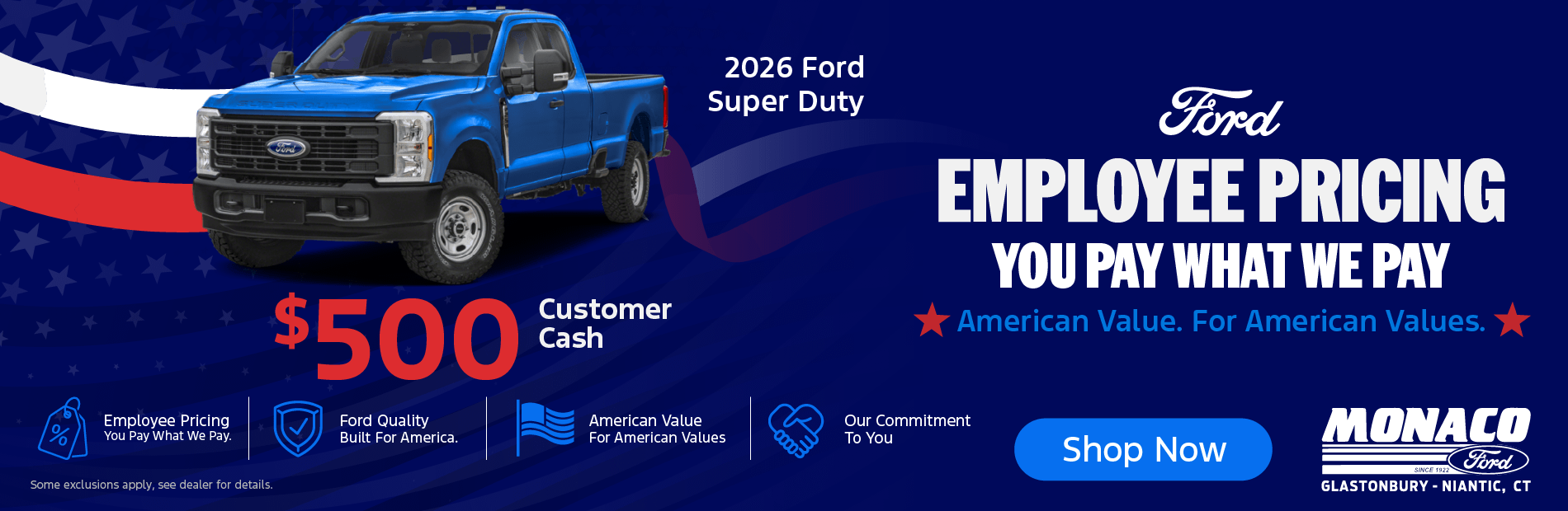 2026 Ford Super Duty at Monaco Ford of Niantic!