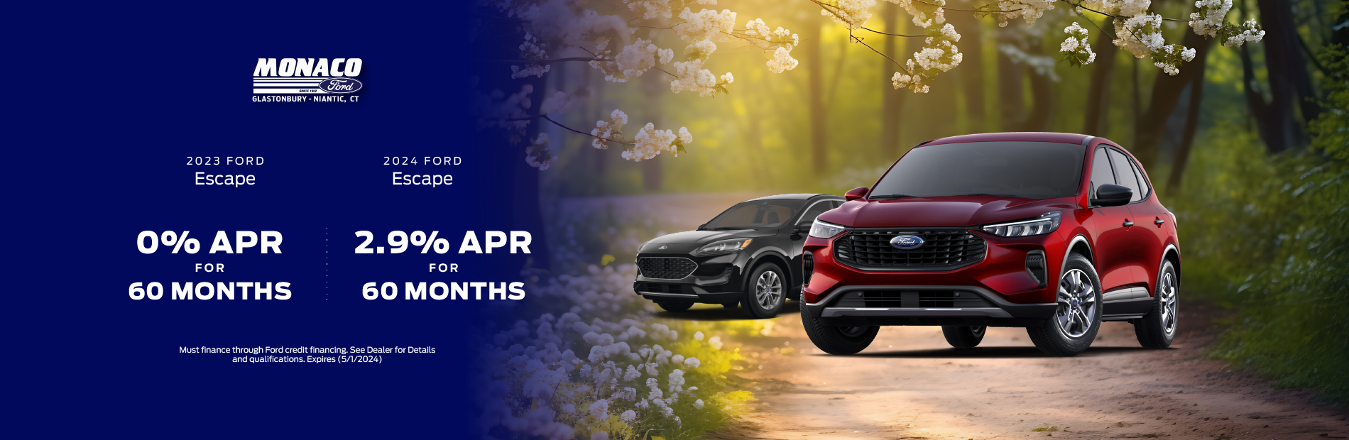 2023 Ford Escape 0% For 60 Months + 2024 Ford Escapes 2.9% 