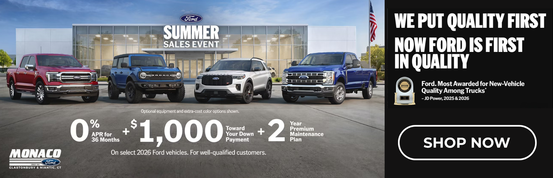Ford Summer Sales Event! Low APR Rates!