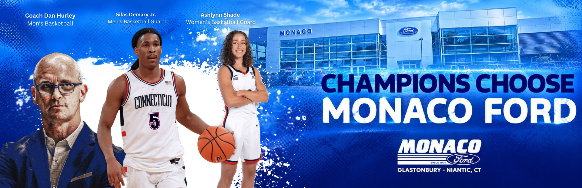 Uconn Chooses Monaco Ford of Niantic!